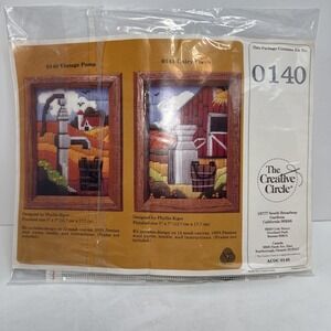 The Creative Circle Needlepoint Long Stitch Kit 0140 Vintage Pump 1983